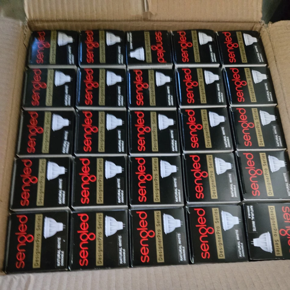 50 PACK LED MR16  DIMMABLE 2700K - 525 LUMENS DESIGNER PRO SENGLED 8.5w - Image 4 of 4