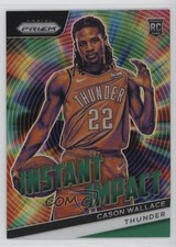 2023-24 Panini Prizm Instant Impact Green Prizm Cason Wallace #15 17w0