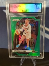 2024 Panini Prizm WNBA Sophie Cunningham #117 Green Prizms Parallel GEM MINT 10!