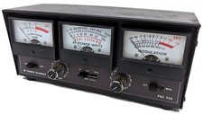 Vintage Para Dynamics PDC 550 RF Analog Power Scanner Black Modulation SWR Meter
