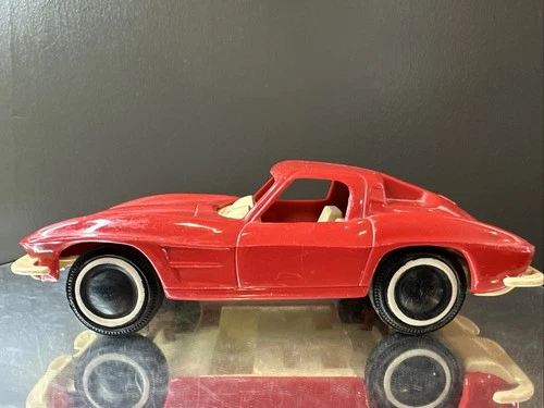 Vintage Tonka 1963 Red Corvette Split Window For Car Carrier Truck 1/25