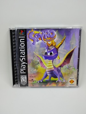 Spyro the Dragon - Sony PlayStation PS1 - Complete CIB Black Label Vintage 