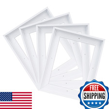 CANFRAVAS 4-Pack 11x14 White Floater Frame for 0.6"-0.9" Deep Canvas Art