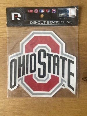 Fenster / Autoaufkleber  mit dem Logo der Ohio State Buckeyes