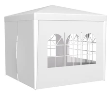 10'x10' Heavy Duty Party Tent Gazebo with 4 Removable Walls