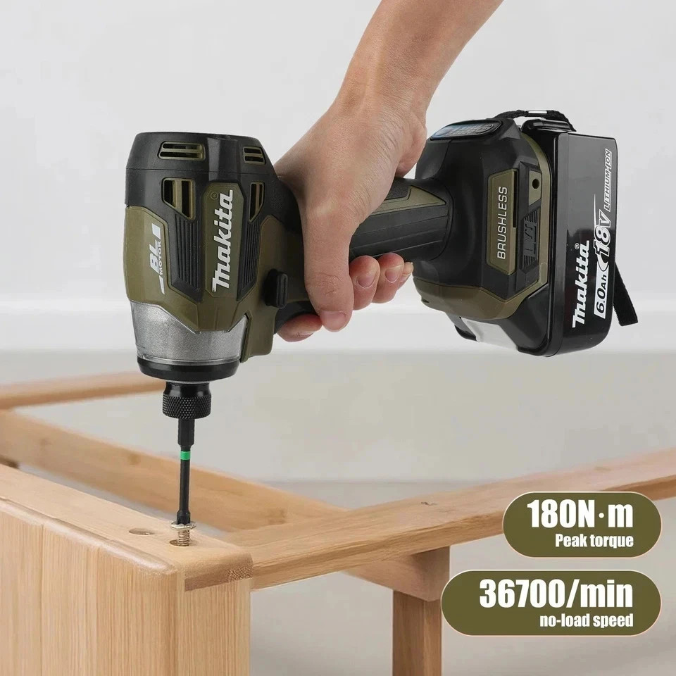 Makita Green DTD173 18V LXT Cordless Brushless Impact Driver Body Only 3