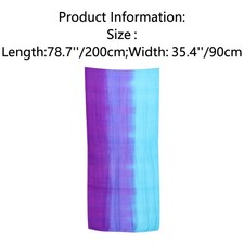 1Pcs Real Silk Scarf Veils Light Silk Belly Dance Hand Veil Belly Dance Show