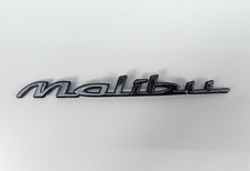 Vintage Chevrolet Malibu Script Emblem Badge Oem Classic Car Trim Gm