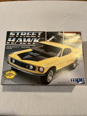 #ad #ad Open Box Vintage MPC Street Hawk 1969 Mustang Coupe 1:25 Kit #1 0687 RARE $42.00