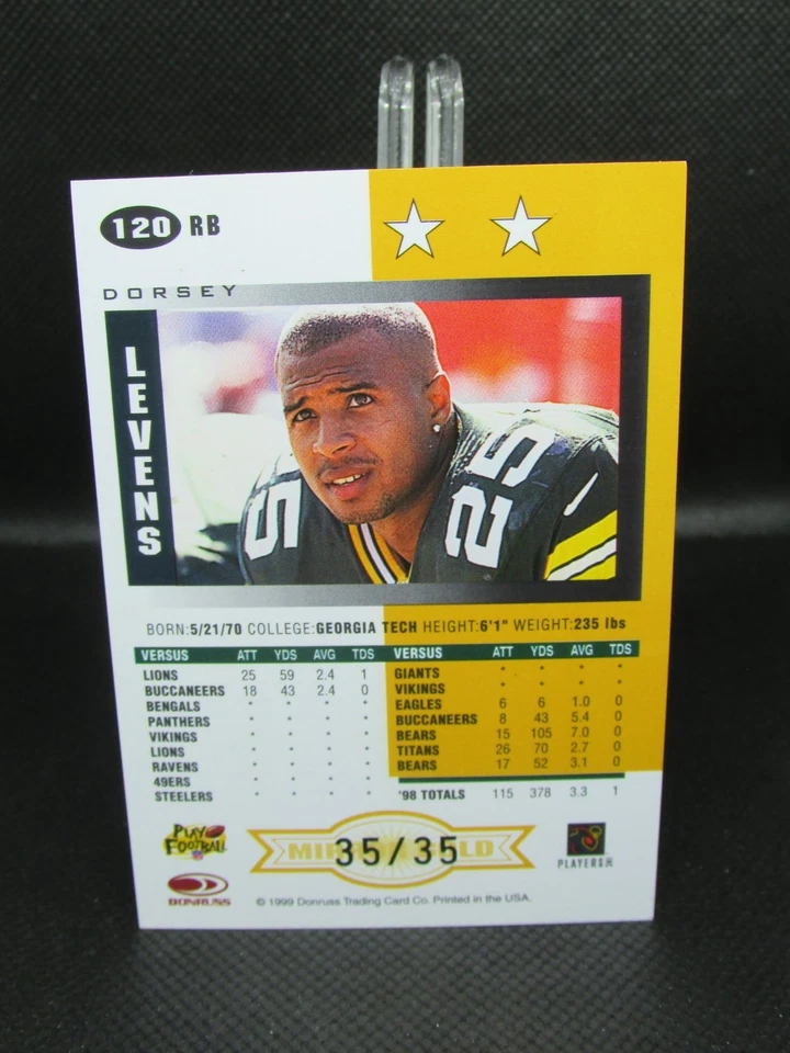 Espejo dorado con certificación Leaf 1999 2 estrellas Dorsey Levens 35/35 Foto 2 de 2