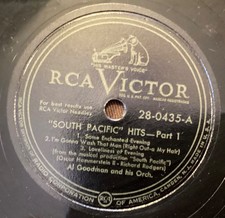 Al Goodman Or – 78 rpm RCA Vic 28-0435: South Pacific Hits (2 parts); V cond