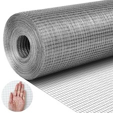 24in x 150ft Hardware Cloth 21 Gauge Hot Dip 24in X 150ft, 1/2in Silver