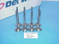 8 Del West Titanium Exhaust Valves 516 .311 1.600 Head 5.080 Long Sbc