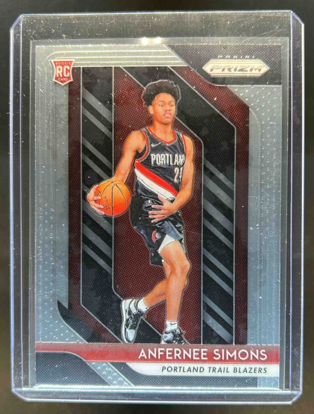2018-19 Prizm Anfernee Simons RC Rookie #61 Trail Blazers
