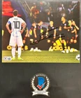 Lionel Messi Autographed photo 8x10 Beckett COA Signed Soccer Memorabilia