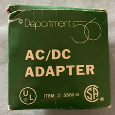 Department 56 AC/DC ADAPTER Village Christmas Accessory 55026