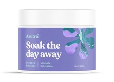 ASUTRA Dead Sea Bath Salts Ultimate Relaxation, 16 oz - Soak in Rich Vital H...