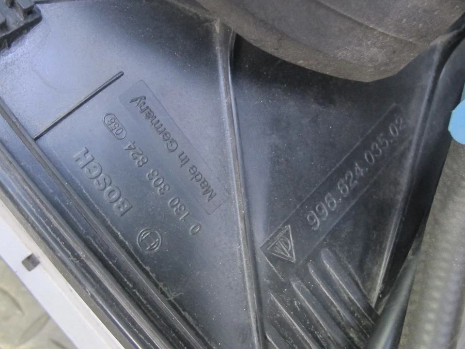 PORSCHE BOXSTER 986 1997-2004 MOTOR IZQUIERDO RADIADOR VENTILADOR CONDENSADOR CUBIERTA CONJUNTO Foto 4 de 4