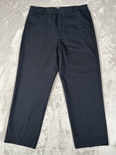 Todd Snyder Italian Wool-Cotton Modern Trousers Mens 36 Black Dress Pants EUC