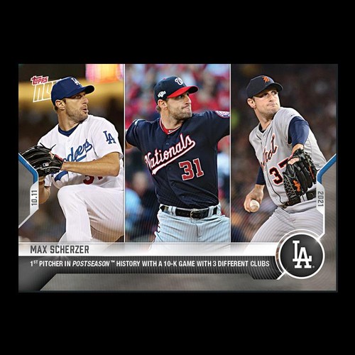 2021 Topps Now 958 Max Scherzer