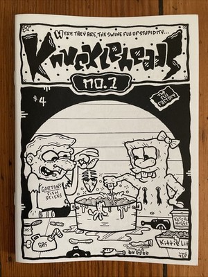 Knuckleheads #1 (2020 Fluke) Everett Gee Demented Pandemic Mini-Comic Zine
