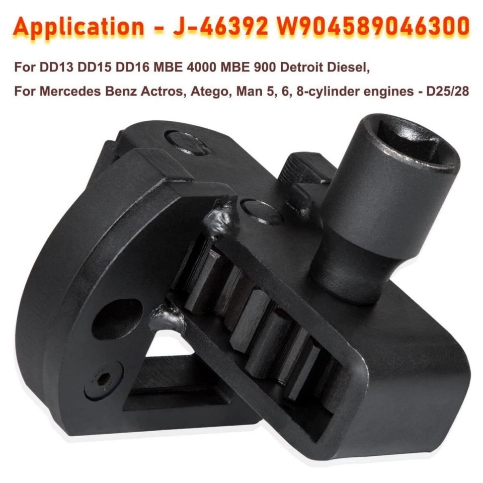 J-46392 Engine Barring Tool for Detroit Diesel DD13, DD15, DD16 MBE900 ...