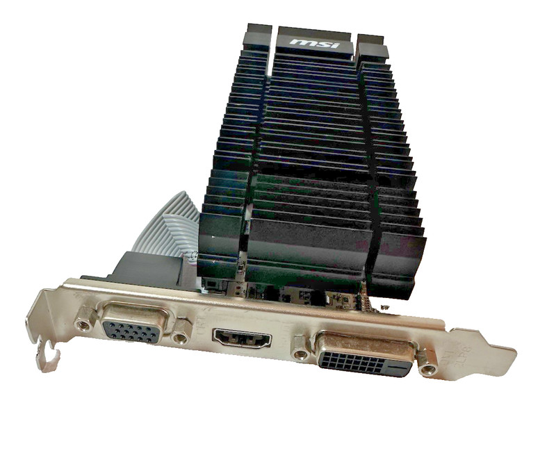 MSI NVIDIA GeForce GT 730 N730K-2GD3H 2GB DDR3 PCIe Graphics Card