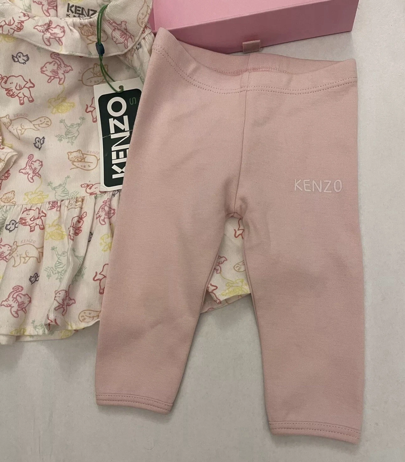 Set vestito e leggings Kenzo bambina nuovo con etichette età 3 mesi prezzo consigliato: £ 135