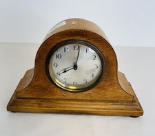 Antique 8 Day Mantel Wooden Desk Clock – Working, Made in England