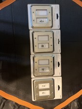 Zestaw 4 ALLEN + CZERWONA SATYNOWA NIKIEL PODWÓJNA PŁYTA ŚCIENNA