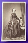 Photo CDV cca 1860 ANJOUX PARIS Lady of the bourgeoisie posing at studio B387
