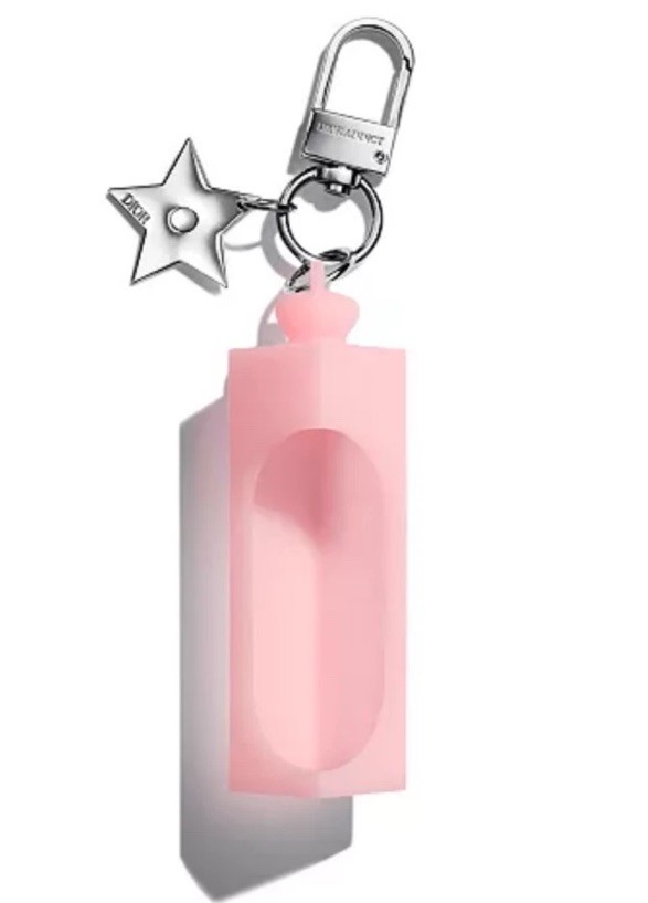 Dior Addict Lip Glow Oil Holder Keychain Pink Key Ring 2026 - New