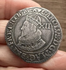 CHARLES I (1625-1649). SILVER SHILLING.