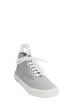Thom Browne Womens Cotton Lace Lined High Top Casual Sneakers Gray Size EUR 6