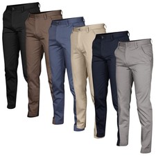 Calvin Klein Mens 2026 Campus Chino Wicking Stretch Trousers 46% OFF RRP