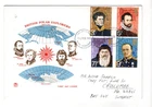 1972 BRITISH POLAR EXPLORERS - BATH CDS STUART FDC FROM COLLECTION L13