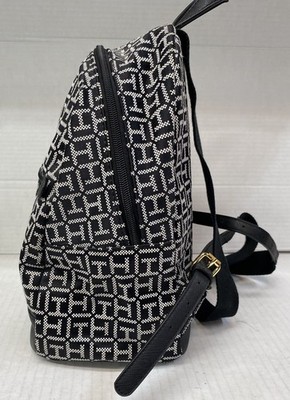 Tommy‎ Hilfiger Classic Monogram with Pop of Color, Backpack, Black and White s-l1200.jpg main image 3