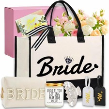Vryxond Bridal Shower Gifts,Bride To Be Gift Large, White  Black