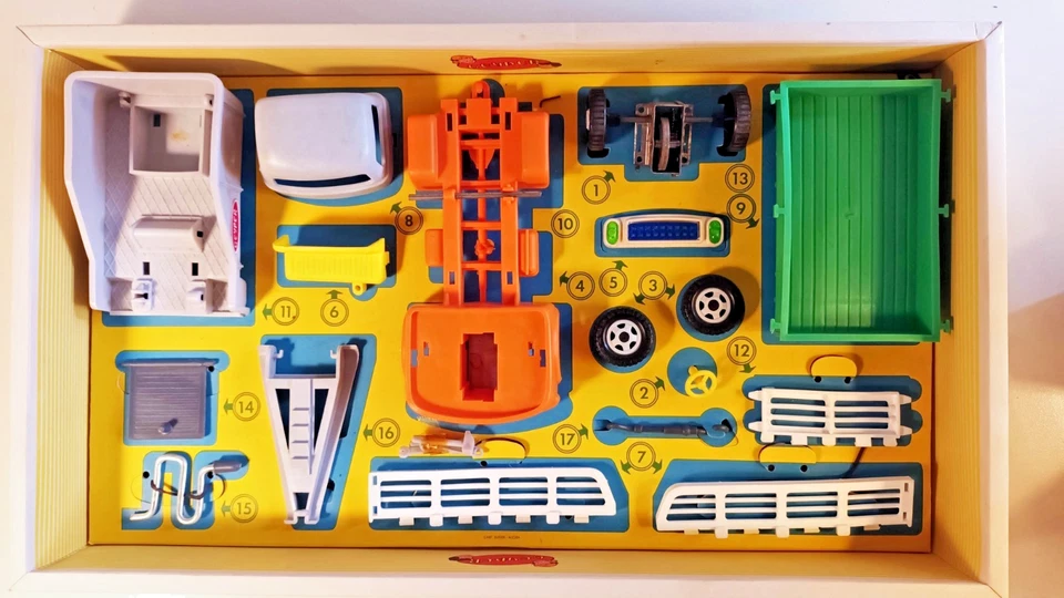 UN CAMION GEYPER anni '60 in SCATOLA DI ASSEMBLAGGIO - made in Spain - VINTAGE - Immagine 3 di 4