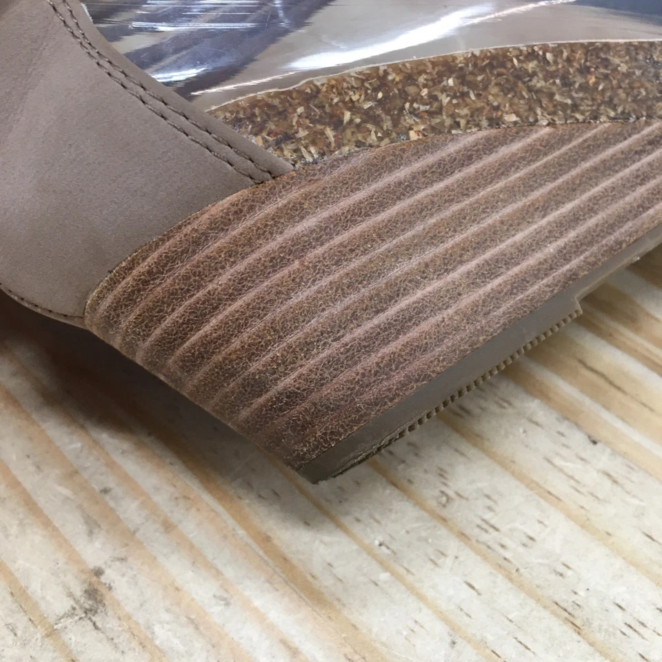 Me Too Sandals Womens 8.5M Tanya Gladiator Brown Faux Leather Casual Wedge Heels - Image 4 of 4