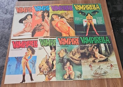 VAMPIRELLA Nr. 1 bis Nr. 8 komplett - Volksverlag - Rarität! bitte lesen!