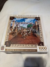 Master Pieces Fourtworth 1000 Piece Jigsaw Puzzle Complete