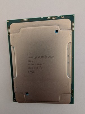 Intel Xeon Gold 6226   12 Core / 24 Threads   2,7 GHz   LGA3647 S