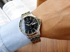 Citizen BF2018-52E Stainless Steel Quartz Analog Black Dial Day Date Men's Watch