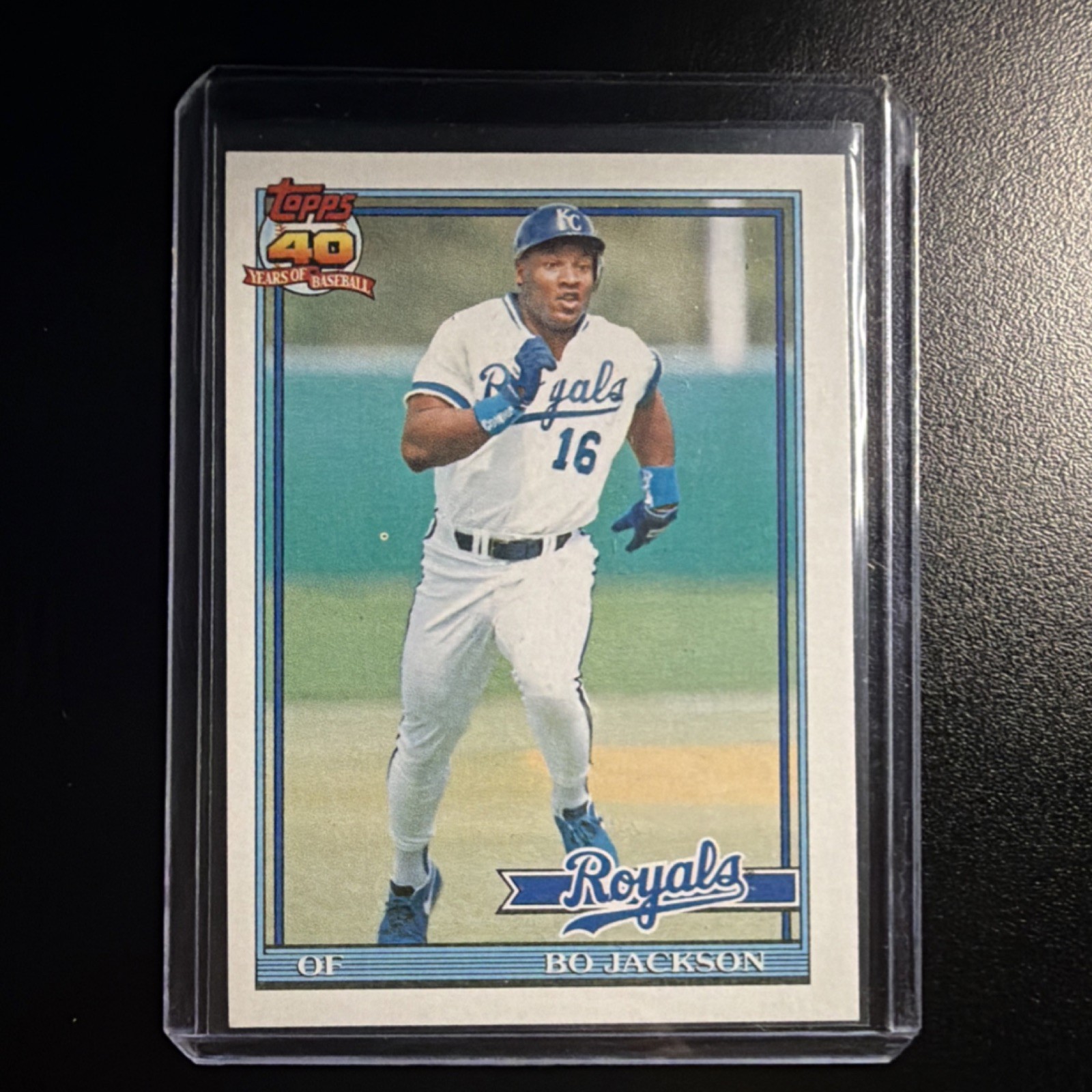 Topps 1991 Bo Jackson #600 40 Years Pre-Production Sample Kansas City Royals