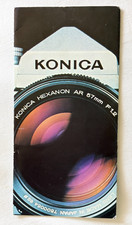 Brochure de vente originale Konica AutoReflex T
