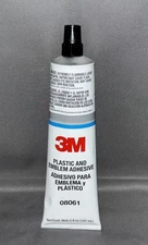 1 tube 3M 8061  Adhesive Glue Security Craft Plastic Emblem- 4475 Replacement 