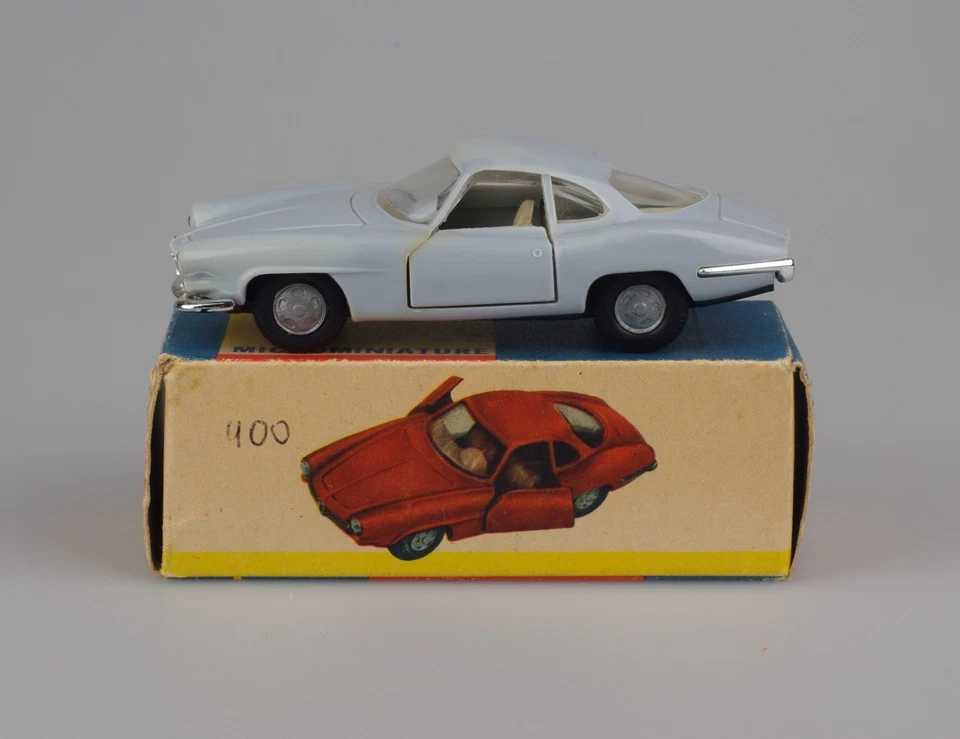 POLITOYS PLASTICA (67) Alfa Romeo Giulietta S.S. grigio chiaro - Immagine 4 di 4