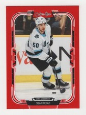 2025-26 O-PEE-CHEE HOCKEY RED BORDER SEAN DURZI UTAH MAMMOTH #315