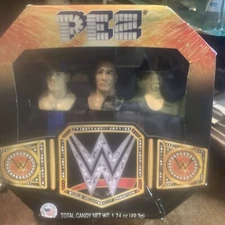 WWF WWE Wrestling Pez Despenser set John Cena The Rock Undertaker New 2016